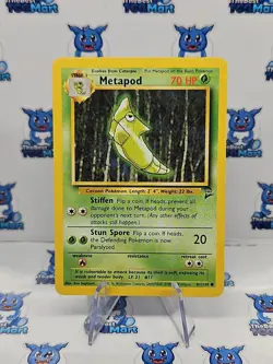 Metapod 81/130 Base Set 2 Pokemon MP - Image 1