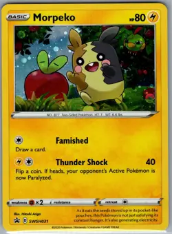 Morpeko SWSH031 - Pokemon TCG SWSH Black Star Promos - Holo Promo (NM) - Image 1