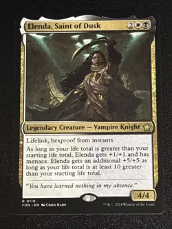 MTG Foundations Elenda, Saint of Dusk 0119 NM Rare - Image 1