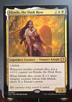 Elenda, the Dusk Rose Commander: the Lost Caverns of Ixalan MTG Regular NM - Image 1
