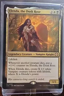 Elenda, the Dusk Rose Commander: the Lost Caverns of Ixalan MTG Regular NM - Image 3