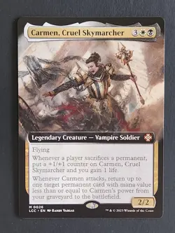 Carmen, Cruel Skymarcher(Extended Art)Commander: the Lost Caverns of Ixalan Foil - Image 1