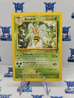Pokemon Beedrill Base Set 2 - 21/130 MP - Image 1
