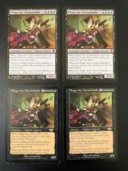 MTG- Phage the Untouchable x4 (2x Legions, 2x Conspiracy) - Image 1
