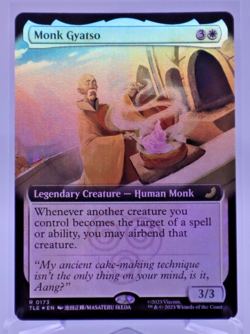 MTG, Monk Gyatso FOIL Extended Art MtG Avatar: The Last Airbender K063 - Image 1