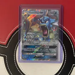 Pokemon TCG Gyarados GX 18/111 SM Crimson Invasion Ultra Rare Holo 240 HP 2017 - Image 1