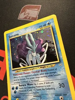 Suicune - 14/64 Neo Revelation Unlimited Holo Rare Pokemon - LP to MP - Image 2