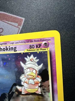 2001 Pokemon GERMAN Unlimited Neo Genesis Laschoking-Slowking Holo 14/111 - Image 3