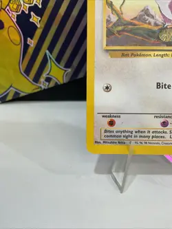 Pokemon TCG Rattata Base Set 61/102 Regular Unlimited Common LP - Image 5