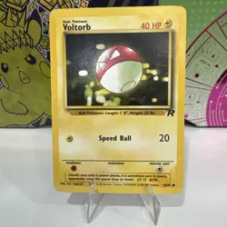 Pokemon TCG Voltorb Team Rocket 69/82 LP - Image 1