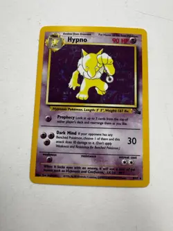 1999 Pokemon Fossil Hypno Holo #8 - Image 1