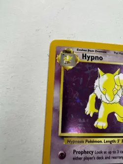 1999 Pokemon Fossil Hypno Holo #8 - Image 2