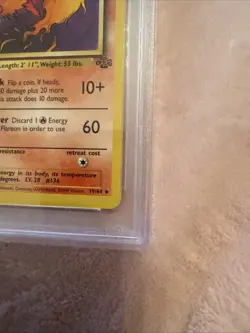 1999 Pokemon Jungle 19 Flareon PSA 7 - Image 4