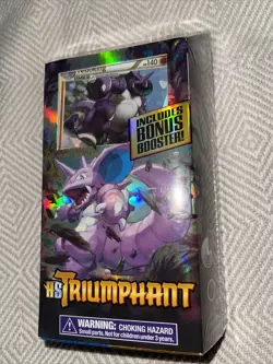 Pokemon Legends Triumphant Theme Deck Royal Guard Nidoking+ Booster Pack - Image 1