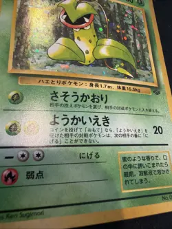 Pokemon TCG Victreebel Jungle Holo Rare 071 80 HP Japanese 1996 - Image 4