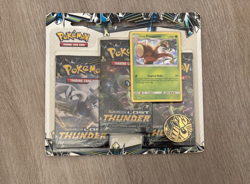 Pokemon TCG S&M Lost Thunder, 3 Booster Pack Blister - Exeggutor, Brand New - Image 1
