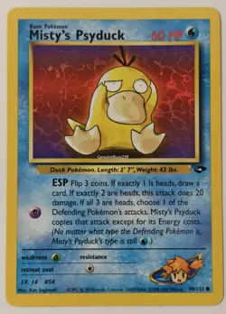 Pokemon Misty's Psyduck 90/132 Gym Challenge - Image 1