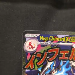Pokemon TCG Mega Charizard X EX 023 Me: Mega Evolution Promo Holo Portuguese 360 - Image 2