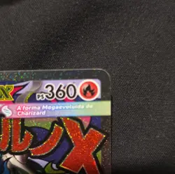 Pokemon TCG Mega Charizard X EX 023 Me: Mega Evolution Promo Holo Portuguese 360 - Image 3