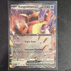 The Pokemon Company Kangaskhan ex 115/165 SV 151 Holo Double Rare English - Image 1