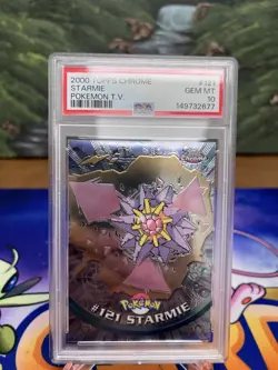 2000 Topps Chrome Starmie PSA 10 Pokemon T.V. #121 - Image 1
