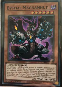 Yu-Gi-Oh! TCG Bystial Magnamhut DABL-EN006 Super Rare 1st Edition Near Mint - Image 1