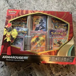 Pokemon TCG: Armarouge Ex Premium Collection Factory Sealed Box - Image 1