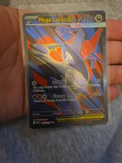 Mega Latias ex 163/132 Me01: Mega Evolution Holo Pokemon TCG NM - Image 1