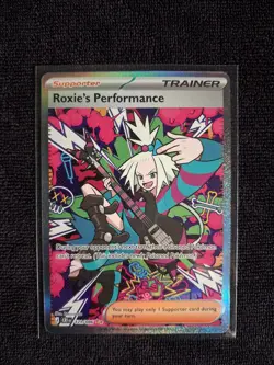 Pokemon TCG Roxie's Performance 121/086 Me04 Chaos Rising SIR - NM - Image 1