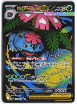 Mega Venusaur ex 155/132 Ultra Rare Mega Evolution Pokemon NM - Image 1