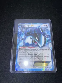 Lugia EX 108/135 Holo EX Rare Plasma Storm Pokemon LP - Image 1