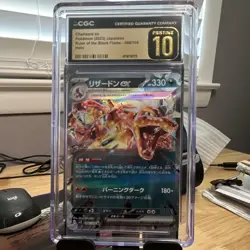 CGC 10 Charizard ex Pokemon TCG SV4a Shiny Treasure ex 115/190 Holo JP - Image 1