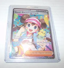 Rosa’s Encouragement 123/88 Secret Illustrator Rare Perfect Order Pokemon NM - Image 1