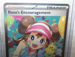 Rosa’s Encouragement 123/88 Secret Illustrator Rare Perfect Order Pokemon NM - Image 2