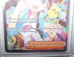 Rosa’s Encouragement 123/88 Secret Illustrator Rare Perfect Order Pokemon NM - Image 3