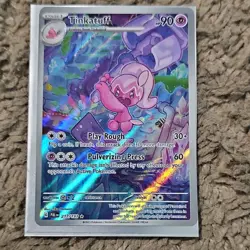 Pokemon Tinkatuff 217/193 Illustration Rare Full Art Holo English 2023 90 HP - Image 1