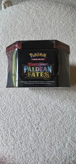 Pokemon Scarlet & Violet Paldean Fates Charizard EX Tin NEW SEALED - Image 4