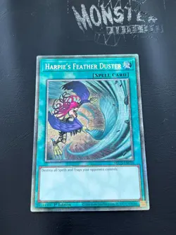 YUGIOH HARPIE'S FEATHER DUSTER STARLIGHT RARE MP25-EN016 1ST EDITION - Image 1