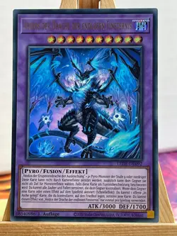 Veidos, der Drache der endlosen Finstern LEDE-DE092 Ultra Rare Deutsch NM YUGIOH - Image 1