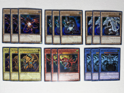 3x YuGiOh Legendary Collection 25th Anniversary Promo Set LC01 EN001-006 NM - Image 1