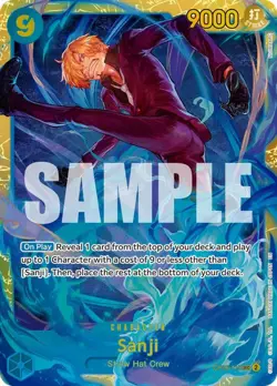 One Piece English - Sanji - PRB02 - OP06-119 - SEC- NM - Image 1