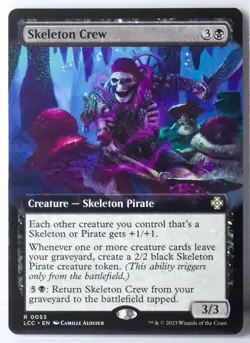 Skeleton Crew [Near Mint] Extended Art {Lost Caverns of Ixalan: Commander} - Image 1
