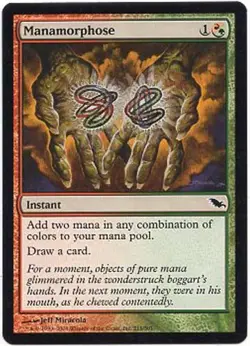 MANAMORPHOSE X1 MAGIC Mtg SHADOWMOOR NEAR MINT (NM) 2008 - Image 1