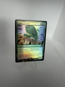 MTG Jumbo Cactuar Final Fantasy Foil Card Mint Condition, #191 - Image 1
