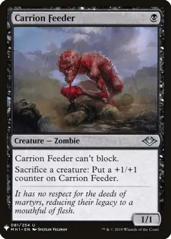 MTG Carrion Feeder ** The List ** English - Image 1