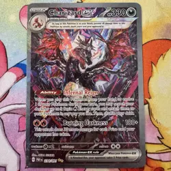 Pokemon TCG Charizard ex 234/091 SV Paldean Fates Full Art Holo SIR English - Image 1