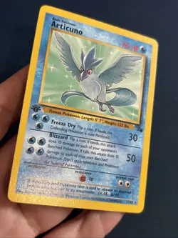 Pokemon Articuno Fossil 1st Edition Rare Card 17/62 Near Mint Condition Wotc - Image 3