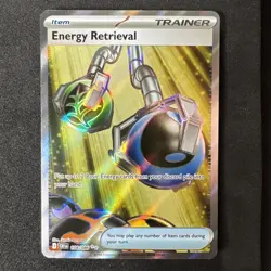 Pokemon Card - Energy Retrieval - Full Art Ultra Rare (108/086) Chaos Rising NM - Image 1