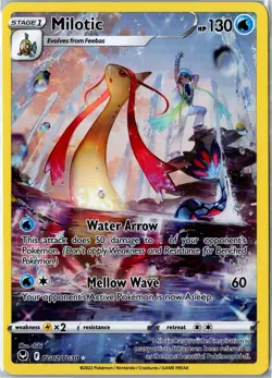 Pokemon Card - Milotic TG02/TG30 Silver Tempest Trainer Gallery Holo NM - Image 1