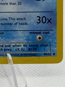 Pokemon TCG GOLBAT 34/62 Fossil (1999) Base Set. Regular. Vintage. LP/NM - Image 3